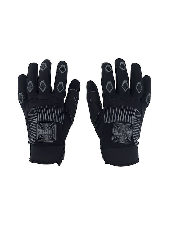 West Coast Choppers Men's Gloves Black West Coast Choppers Men's Gloves Black