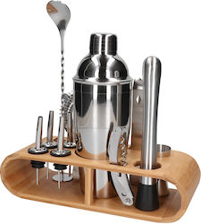 Whiskey Rocks Bartender Kit Bag with Bamboo Stand 12pcs
