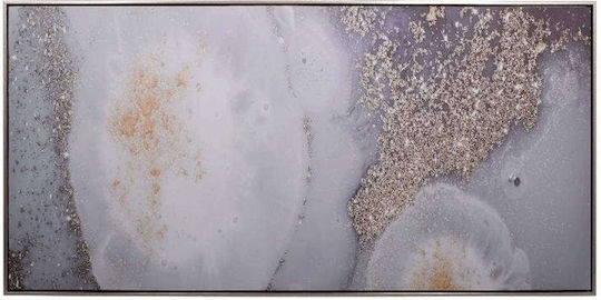 Fylliana White Flowers" Κάδρο σε Καμβά 60x120cm
