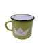 Mug Enamel Beige 350ml