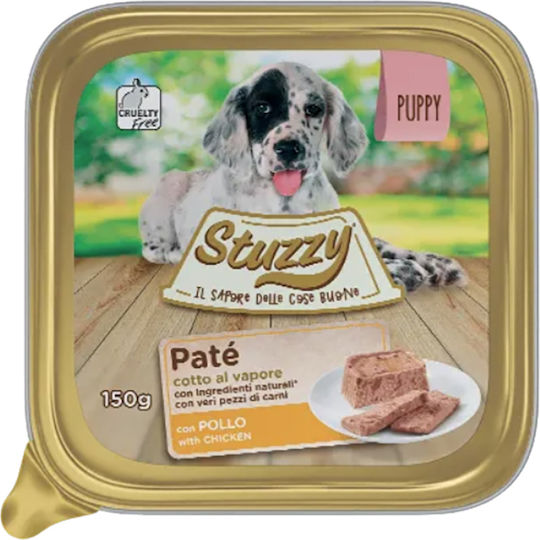 Stuzzy Nassfutter für Welpen in Dose mit Fleisch und Huhn 150gr