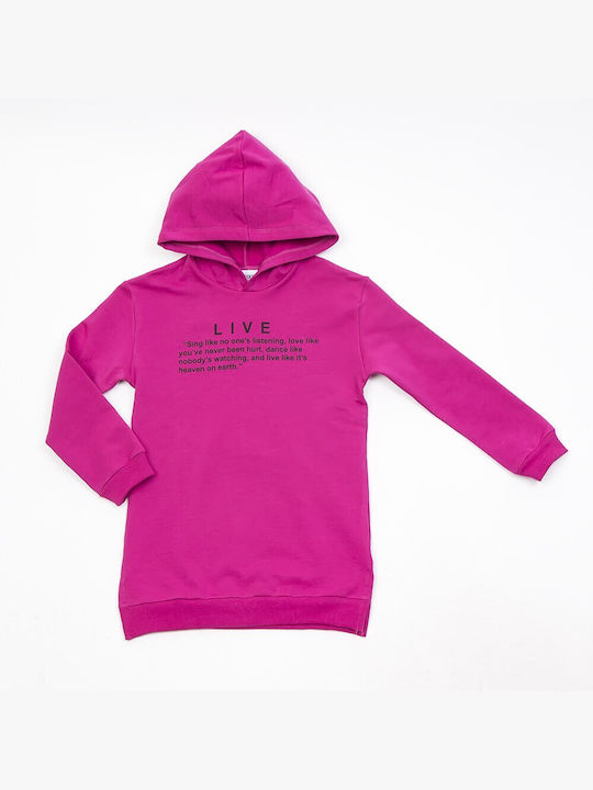 Trax Kids Dress Fuchsia