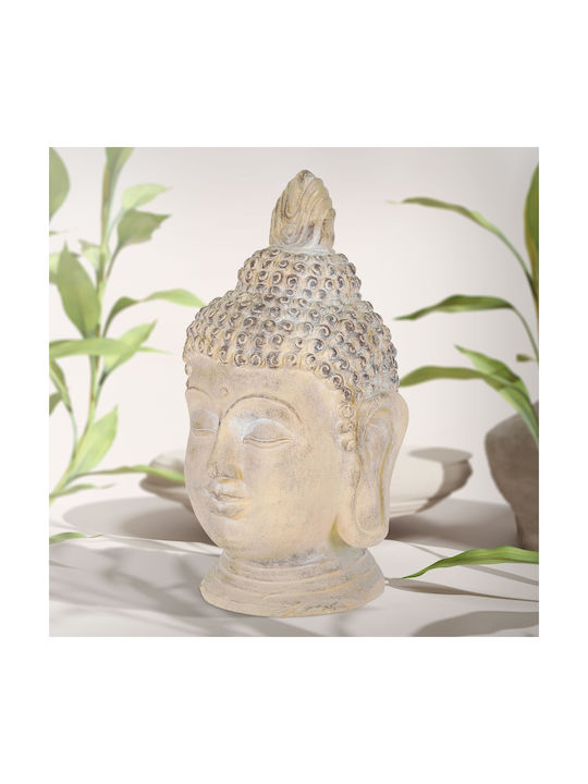 ECD Germany Decorative Buddha made of Stone 45x39x78cm 1pcs