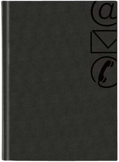 THeofylaktos Gardena Phone Directory with Greek Alphabet Black 6.5x10.5cm