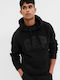 GAP Herren Sweatshirt mit Kapuze und Taschen Schwarz