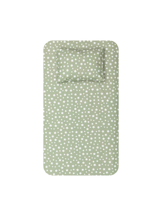 Borea Sheet Set Single Cotton Stars 160x220cm 2pcs