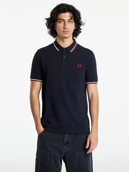 Fred Perry Polo Short Sleeve Navy Blue