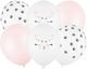 Set of 6 Balloons Latex Pink 30cm