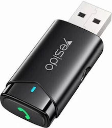 Yesido Bluetooth Αυτοκινήτου για το Ταμπλό (AUX)