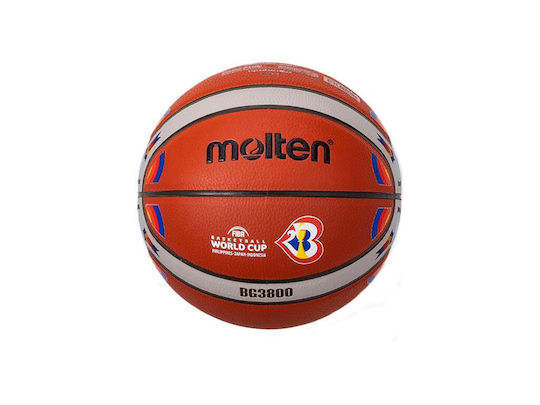 Molten World Cup 2023 Kids Ball Basketball Orange