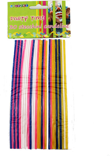 Birthday Candle Multicolored (Μiscellaneous colours) 8PRT02