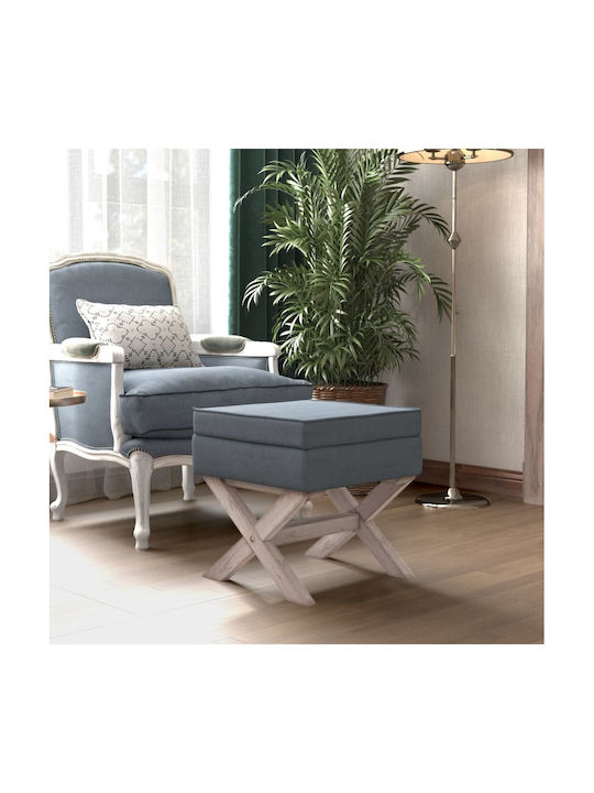 Stool Footstool With Storage Space Upholstered ...