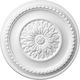 Deco Ceramica Deckenrosette für Leuchten Weiß 3062-KALTS-ROZETA-ELISA