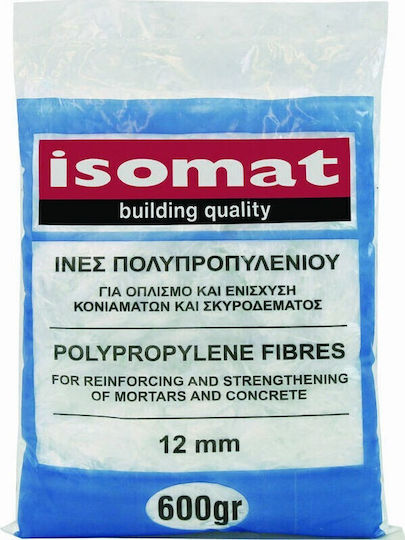Isomat Ίνες Πολυπροπυλενίου Βελτιωτικό Κονιαμάτων 600gr ISO.1327.PRPL.600
