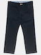 Kids' Chino Fabric Pants Navy Blue