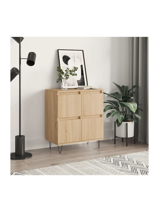 Sideboard Wooden Sonoma Oak 60x35x70cm