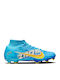 Nike Mercurial SuperFly 9 Academy Kylian Mbappé Football Shoes with Cleats Baltic Blue / White