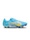 Nike Zoom Mercurial Vapor 15 Academy Kylian Mbappé MG Scăzut Pantofi de fotbal cu clești Albastru Baltic / Alb