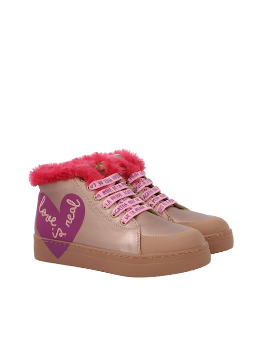 Agatha Ruiz De La Prada Kids Boots Pink