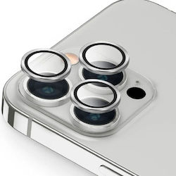 Lens Cover Προστασία Κάμερας Tempered Glass Ασημί για το iPhone 13 Pro Lens Cover Προστασία Κάμερας Tempered Glass Ασημί για το iPhone 13 Pro