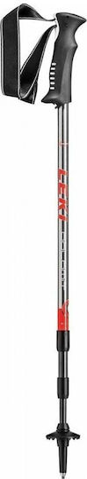 Leki Telescopic Aluminum Trekking Pole Silver