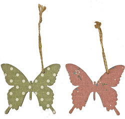 Bunny's Easter Butterfly Wooden 6x8pcs