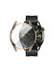Защита Силиконов Калъф със Стъкло в Розово злато цвят за Huawei Watch GT 3 46 мм
