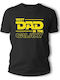 Frisky Best Dad in the Galaxy T-shirt Black