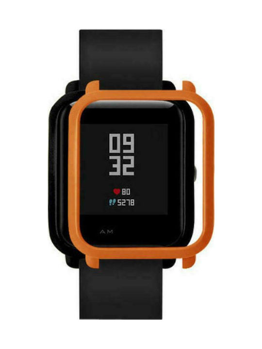 Case Cover Plastic Case with Glass in Orange color for Amazfit Bip Case Cover Plastic Case with Glass in Orange color for Amazfit Bip