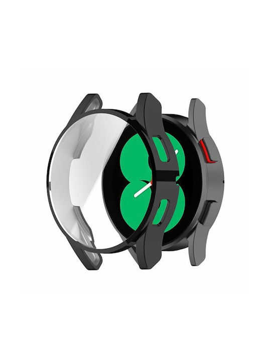 44mm Carcasă de Plastic cu Sticlă în culoarea Negru pentru Galaxy Watch 4 44mm