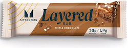 Myprotein Layered Treat Bară Proteică cu Aromă Triple Chocolate Fudge 60gr Myprotein Layered Treat Bară Proteică cu Aromă Triple Chocolate Fudge 60gr