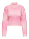 Only Women's Long Sleeve Sweater Pink