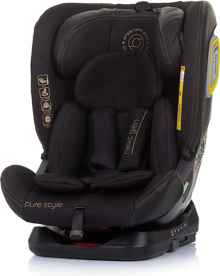 Chipolino Next Gen Детско Столче за Кола i-Размер с Isofix Ebony