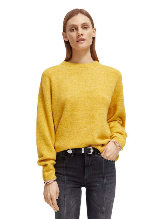Scotch & Soda Women's Long Sleeve Pullover Yellow
