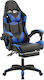 ForAll DJC01-2 Gaming Stuhl mit Fußstütze Black / Blue