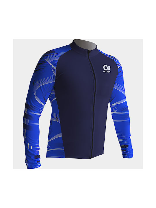 Athlon Bărbați Mânecă lungă Tricou de ciclism Colorat