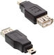 InLine Μετατροπέας mini USB male σε USB-A female 1τμχ 33500B