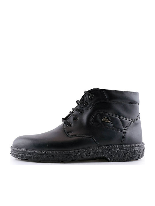 Leather Black Men's Boots