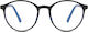 Techsuit Techsuit Women's Blue Light Blocking Glasses In Black Colour
