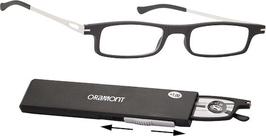 Oramont Reading Glasses +2.25 Pocket in Black color 1146
