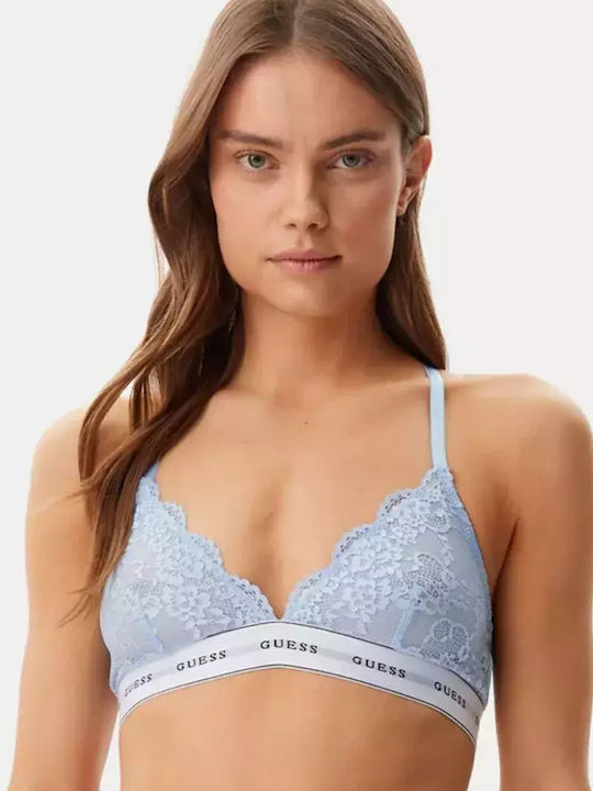 Guess Women's Bralette Bra Blue