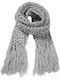Women's Knitted Scarf Gray