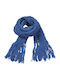 Women's Knitted Scarf Blue