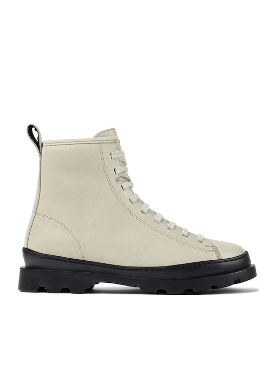 Brutus Leather Women's Ankle Boots Gray
