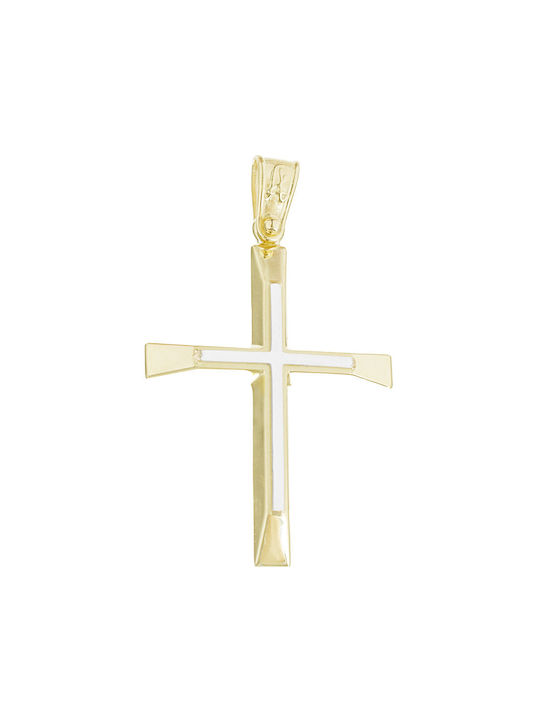 Alorado Herren Gold Kreuz 14K