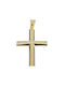 Alorado Femeiesc Aur Cruce 14K