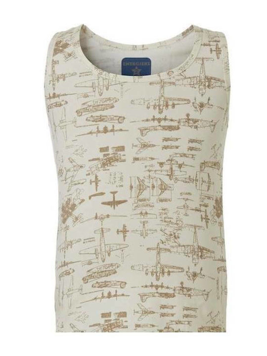 Energiers Kinder-Unterhemd Tank-Top Beige 39-2188