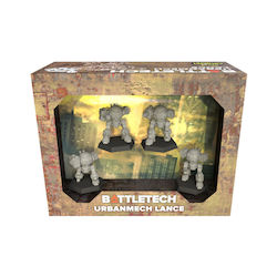 Catalyst Game Labs Battletech Urbanmech Lance Unbemalte Figuren