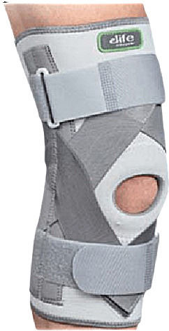Ortholand Ortholand Kniebandage mit Polstern Neopren Strap OIK/2003-Grau