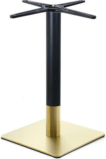 Woodwell RIVA Stand de masă din Metal în Culoare Auriu 45x45x108cm 2buc